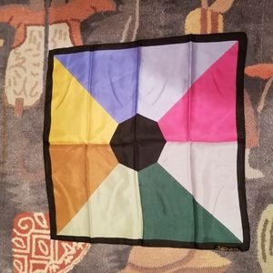Vintage Ashear silk scarf 18x18